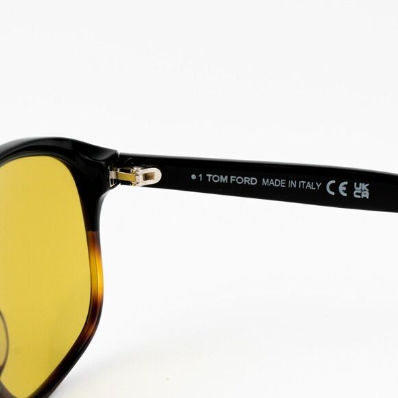 NEW Tom Ford FT1000/S 05E PIERRE-02 Black Brown Square Unisex Sunglasses main image 7